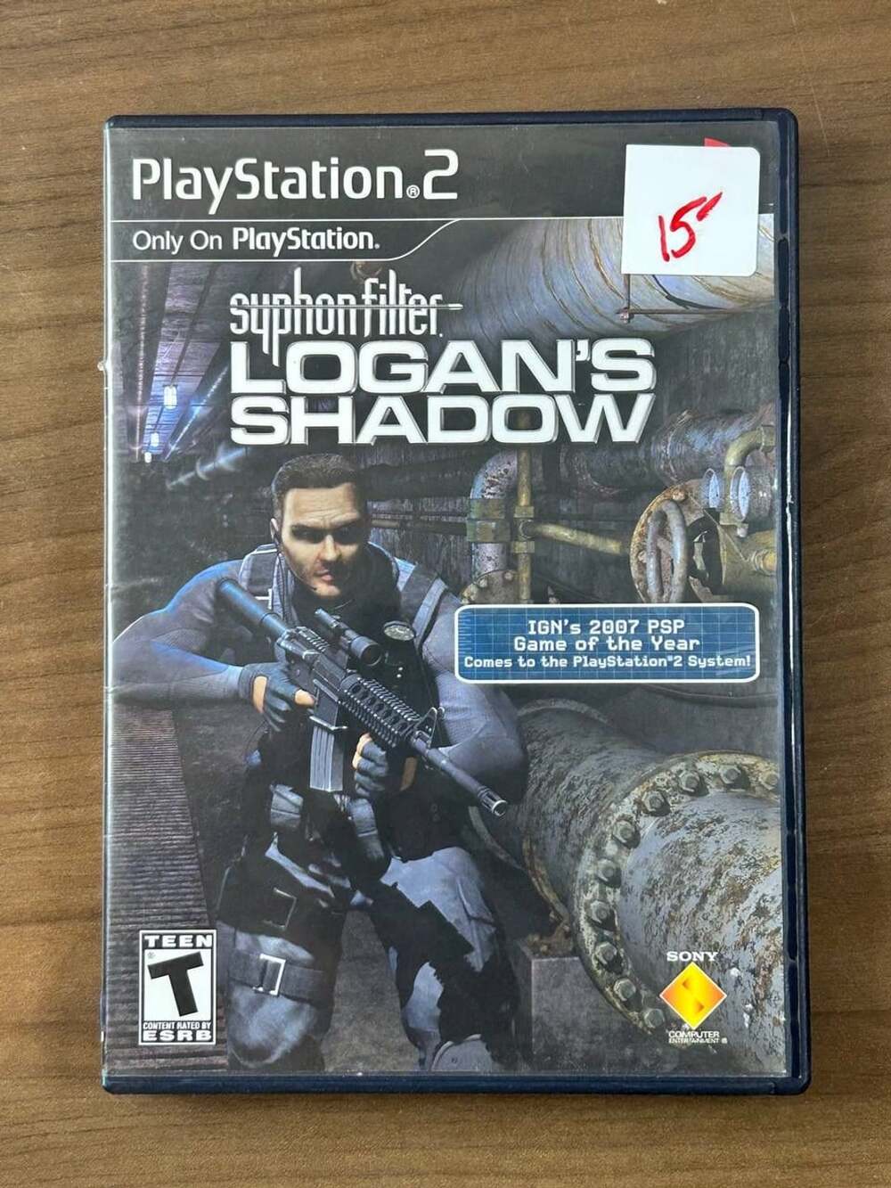 Syphon Filter Logan's Shadow Sony PlayStation 2 PS2 2010 Complete w/ Manual